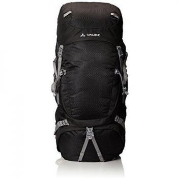 VAUDE Rucksack Astrum 70+10 - Macuto de senderismo, color negro, talla 85 x 38 x 28 cm