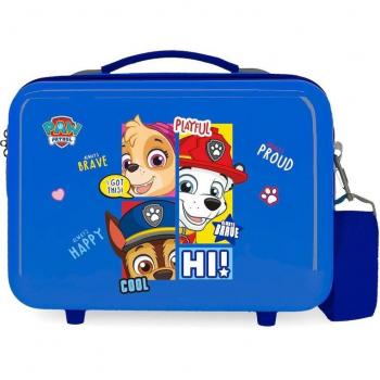 Neceser ABS Paw Patrol Be Happy Adaptable Azul 29x21x15cm 9L