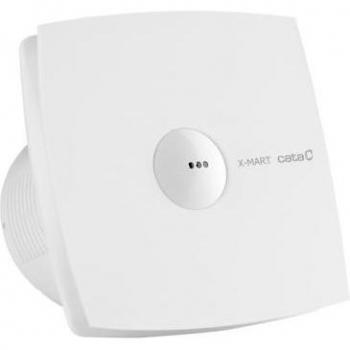 Cata Extractor de baño | Modelo X-MART 15 MATIC | Serie Estandar | Clase de Eficiencia energética B | Acabado en Color Blanco, 25 W, 40 Decibeles, De plástico