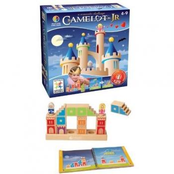 Smart Games - Camelot, juego de ingenio de madera con retos progresivos