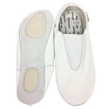 Tunturi Turn Zapatillas Gimnasia Rítmica Suela Blanca Talla 33, Unisex Adulto, White, 1