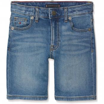 Tommy Hilfiger Randy Relaxed Short Nymst, Pantalones Cortos para Niños, Azul