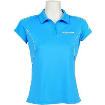 Babolat match core Polo torso-ropa de chica, todo el año, unisex, color Turquesa - turquesa, tamaño 15 años