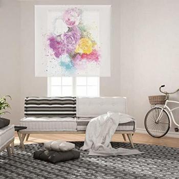 Homeflex Storalia - Estor Digital Salon Bouquet - Enrollable - 120X180 cm - Disponible en Varias Medidas