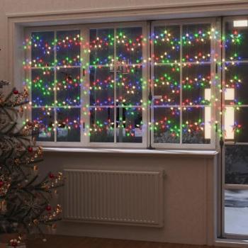 Cortina de luces estrellas 500 LEDs de colores con 8 funciones Vidaxl Multicolor