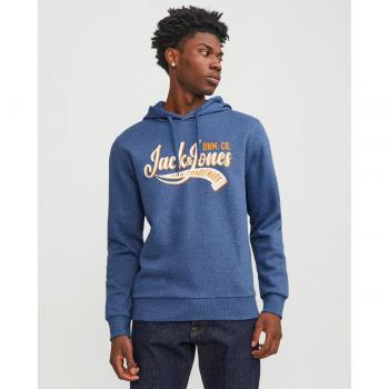 Sudadera Hombre Jack & Jones Modelo Logo Color Azul