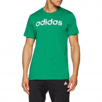 adidas Sliced Linear Camiseta, Hombre, Verde