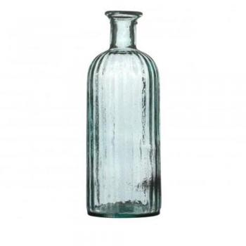 Florero Sahara de Vidrio Reciclado 34x13cm - Jarrón Columna Natural Living