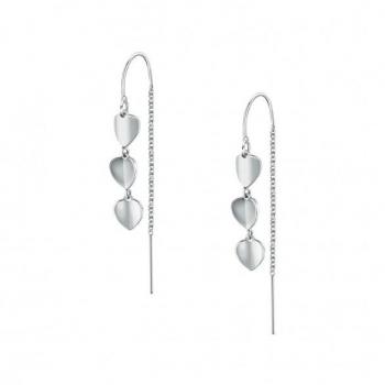 Pendientes de Acero para Mujer Morellato Paillettes Corazón 13.3mm con Gancho