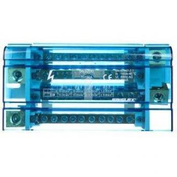 160A Four-Pole Distribution Terminal Block - 11 Connections