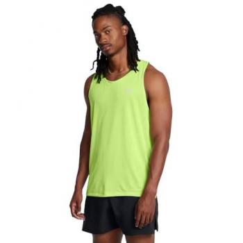 Camiseta de Entrenamiento Sin Mangas Under Armour Launch Hombre Verde