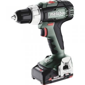 Taladro Inalámbrico Metabo BS 18 L, 18V, 2 Baterías de 2Ah, Cargador y Estuche de Plástico