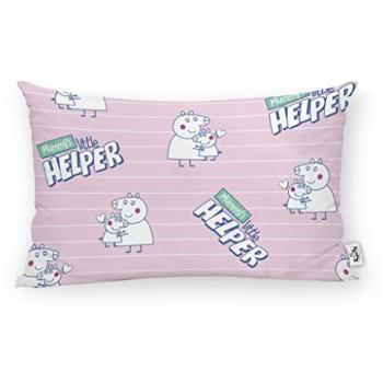 Funda de cojín 100% algodón Mummys Helper C Multicolor 30 x 50 cm