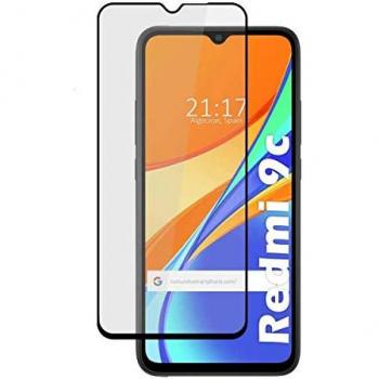 Protector de Cristal Templado 5D Completo Full Glue Negro para Xiaomi Redmi 9C