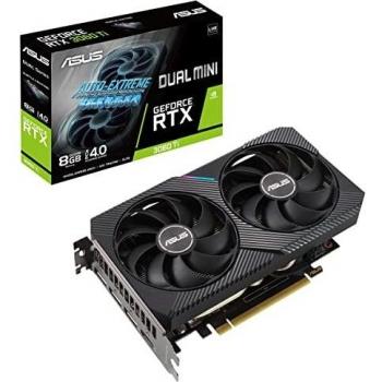 ASUS Dual NVIDIA GeForce RTX 3060 Ti V2 Mini - Tarjeta Gráfica Gaming
