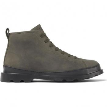 Botines Camper K300444-002 Brutus en piel verde para hombre