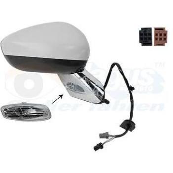 Espejo retrovisor VAN WEZEL 1075818, tipo: espejo retrovisor, características: diseño específico para vehículos, incluye soporte de montaje, cristal convexo para mayor visibilidad, acabado en color negro