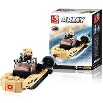 Sluban Bloques de Construccion Army Assault Boat