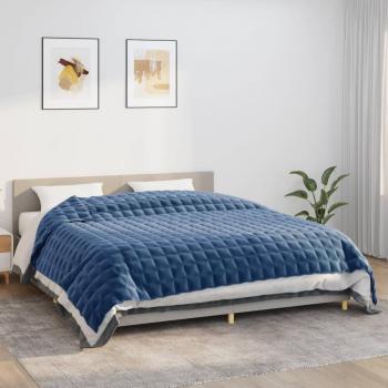Manta ponderada azul 235x290 cm 11 kg Tela