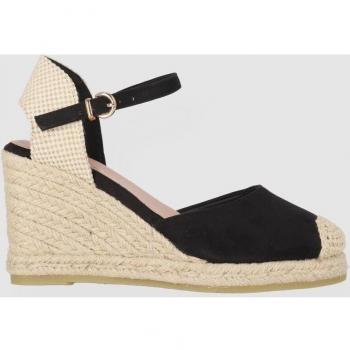 Chika10 NEW NADIA 01 Alpargatas de Cuña Negro/Black