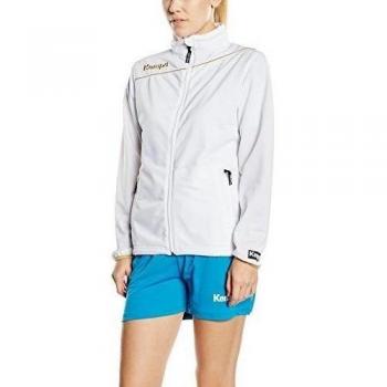 Kempa Jacke Kempa Gold Classic - Camiseta de balonmano para mujer, color blanco / dorado, talla M