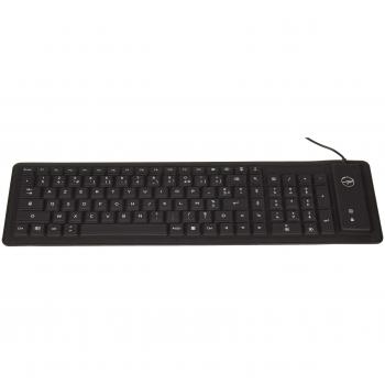 Teclado Mobility Lab ML300559 AZERTY Enrollable Negro