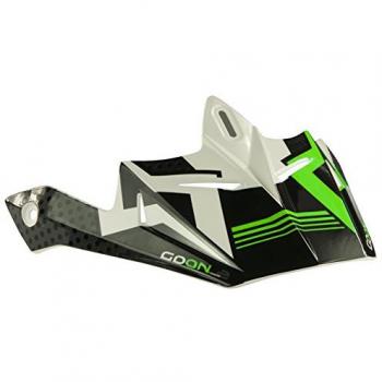 Mots MT6927V Visera para Casco Trial Go On 2, Verde, Talla ÚNICA