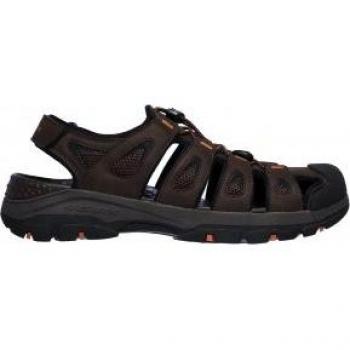 Sandalia Skechers Tresmen Outseen CHOC para hombre en color marrón