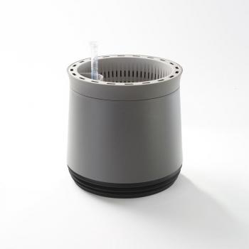 AIRY Purificador del Aire Altamente eficaz con Plantas de Interior en Gris Piedra