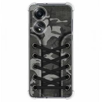 Funda Silicona Antigolpes Diseño Zapatillas 15 para Oppo A58 4G