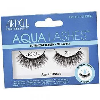 Ardell Aqua Lashes Pestañas Postizas Con Banda Activada Por Agua, No Necesita Pegamento, Volumen Completo, Largas, 30 g