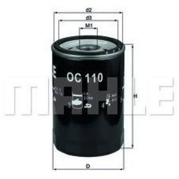 Knecht OC 110 OF Filtro de aceite
