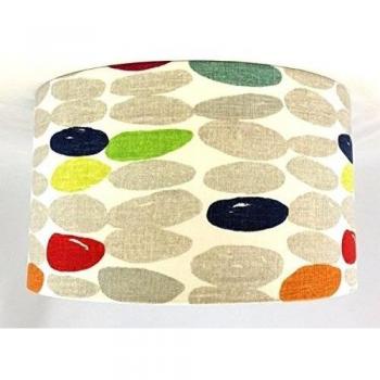 Pantalla para lámpara hecha a mano 41cm - Laura Ashley Wallace Natural / Multi Color