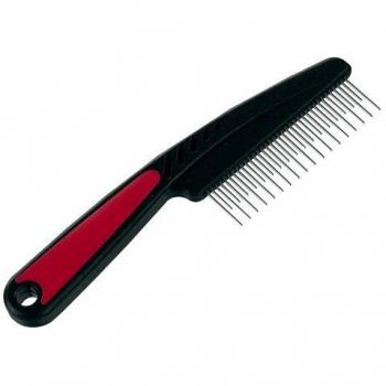 Ferplast 85878799 Peine con Mango Perro Gro 5878, Rosso, 20 x 5.5 cm