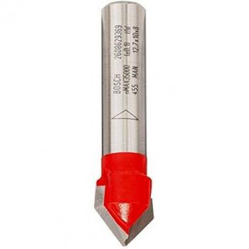 Bosch Professional Fresa Expert para Ranurar en V de Madera de 8mm