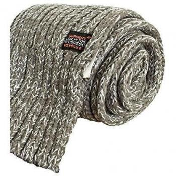 BUFANDA Superdry M93047YNF-YDG GRIS, Talla única
