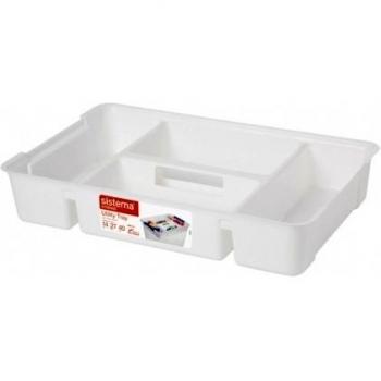 Sistema System Polipropileno para Almacenamiento Bandejas Grandes Elevadores, Multicolor, 29.6x47x8.5 cm