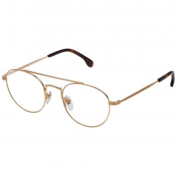 Lozza Monturas de gafas VL2308 0349 Dorado, unisex