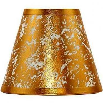 Pantalla Lourdes Conica Oro E27 30dx15dx20h