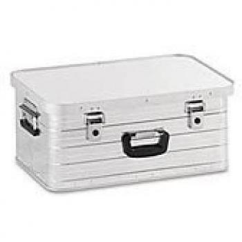 Enders Toronto Caja almacenaje de aluminio 47 litros - Maletin con asa de transporte, Rincones de apilamento y hangtag de acero inoxidable - Caja aluminio Plateado #3890