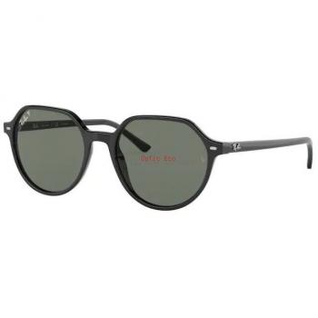 Ray-Ban Thalia RB2195 901/58 Black Polarized Green Sunglasses