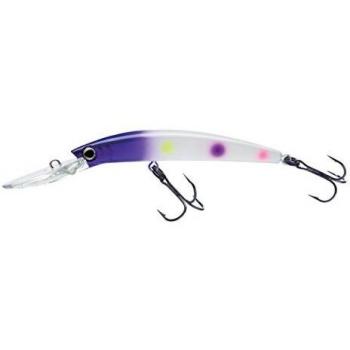 Yo-Zuri Crystal Minnow Deep Diver Walleye Flotante señuelo, 5 1/4,Morado wonderbread