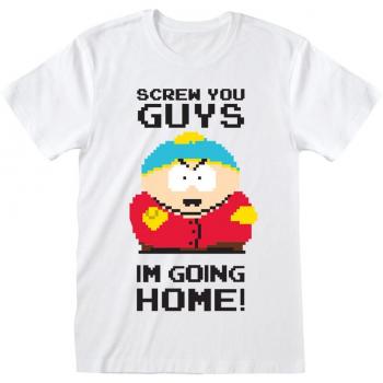 Camiseta South Park Screw You Guys I'm Going Home Talla M Hombre Blanco