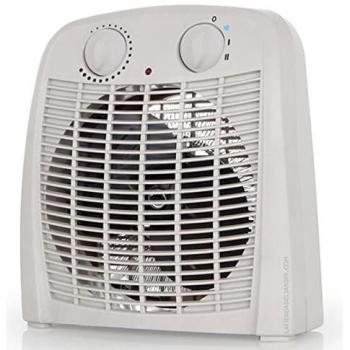 Calefactor Orbegozo 2000W con Dos Niveles de Calor, Apto para Baño IP21 y Modo Ventilador