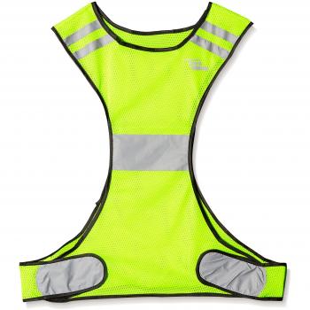 Rucanor chaleco reflectante para running x-shape, color  - amarillo fluorescente, tamaño large