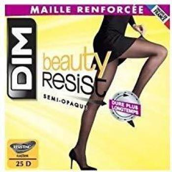 DIM chaussant Collant Semi Opaque Beauty Resistx Medias semiopacas Resist, Negro, Talla única para Mujer