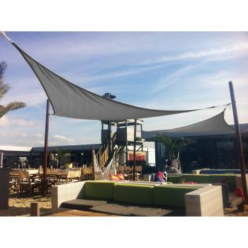 Eurotrail Sun Shade driehoek - 3,6*3,6 meter - Charcoal