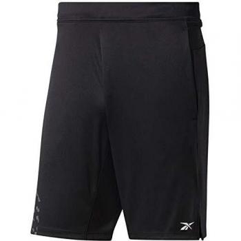 Reebok TS Knit Short Pantalón Corto, Hombre, Negro, M