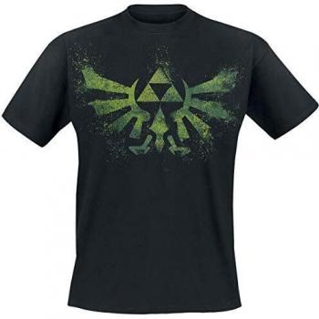 Zelda Green Logo Camiseta, Multicolor