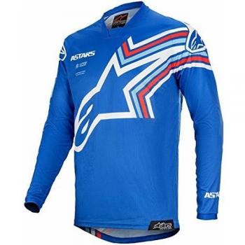 Alpinestars Kinder Crossshirt Racer Braap Blue/White-XL